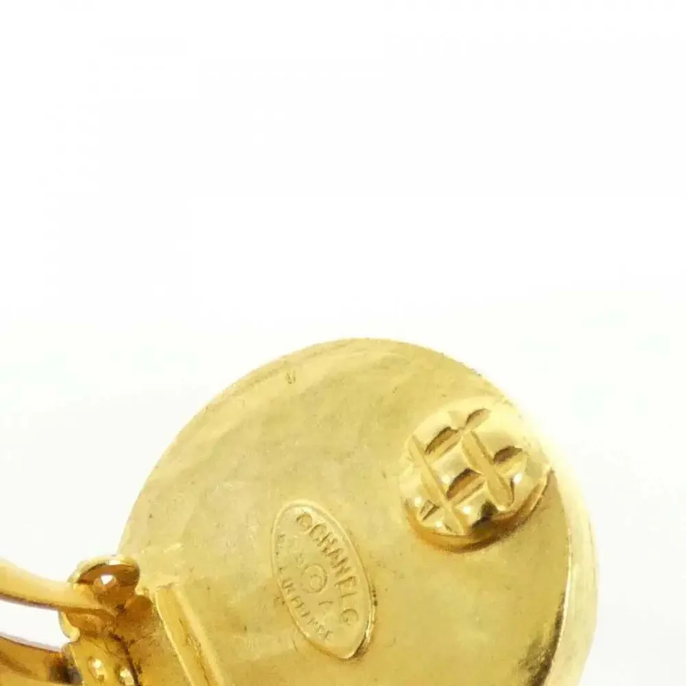 CHANEL Brown Earrings